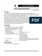 R1218x SERIES: Step-Up DC/DC Converter For White LED Backlight