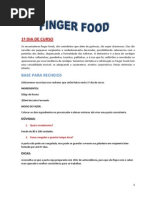 APOSTILA DE FINGER FOOD - Thais Tavares PDF