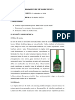 Licor de Menta