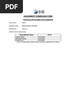 Equity Analysis Checklist Submission 1