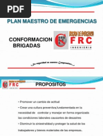 Plan Maestro Brigadas de Emergencia FRC