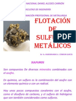 Conc. Ii - 8 Flotacion de Sulfuros Metálicos