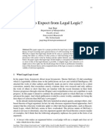 What To Expect From Legal Logic?