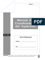 Manual Del Coordinador y Supervisor PDF