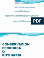 Conservación Periodica y Rutinaria