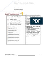 Proyecto2.5.algebra Booleana y Simplificaciones PDF