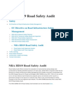 NRA HD19 Road Safety Audit