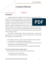 Composite Materials: Module I - Introduction Lectures 1 To 2