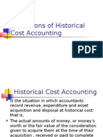 Limitations of Historical Cost Accounting