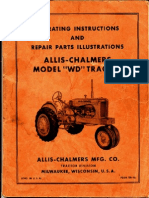 Allis Chalmers WD Factory Service Manual