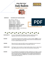 SHS Daily Bulletin 10-27-14