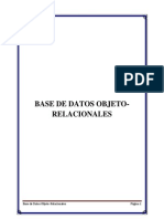 BD Objeto-Relacionales