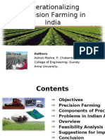 Operationalizing Precision Farming in India