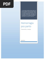 Hemorragia Pos Parto PDF