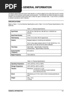 Section 1 - General Information: Description