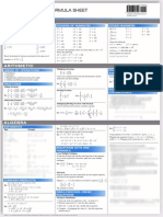 GMAT Math Formula Sheet Preview PDF