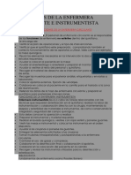 Funciones de La Enfermera Circulante e Instrumentista