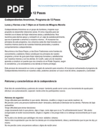 CODA Programa de 12 Pasos