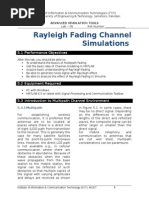 Rayleigh Fading Channel Simulations: 5.1 Performance Objectives