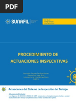 Sunafil ILM - El Procedimiento de Actuaciones Inspectivas - 24.09.2014 PDF