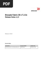 Brocade Fabric OS v7.2.0c