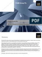 FCMB Group PLC 3Q13 (IFRS) Group Results Investors & Analysts Presentation