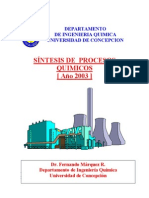 Sintesis Procesos Quimicos