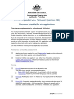 189 Applicant Checklist PDF