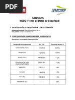 MSDS Sandioss PDF