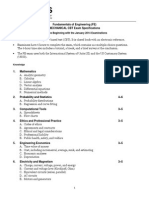 FE Mechanical Exam Computer Based Test Coverage