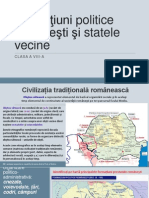 Formațiuni Politice Românești Și Statele Vecine