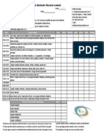 Itinerario de Trabajo