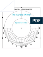 Equatorial Sundial Kit PDF