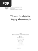 Técnicas de Relajacion - Yoga y Musicoterapia