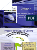 Product Costing and Cost Accumulation in A Batch Production Environment