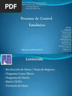 Control Estadístico de Procesos