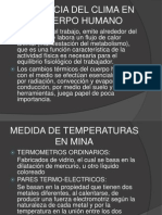 Influencia Del Clima en El Cuerpo Humano