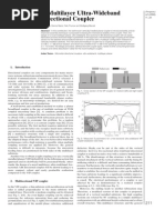 A Multilayer Ultra-Wideband Directional Coupler