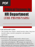 Ethical Issues in HR Department