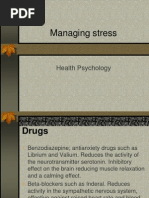 Managing Stress: Health Psychology