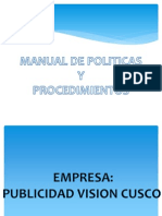 Manual de Politicas y Procedimientos