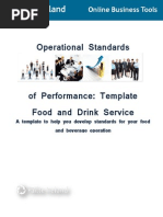 SOP Template Food and Drink Service OBT 08LTB OSP T1FDS 11-12-3