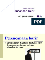 Handout 8 Perencanaan Karir