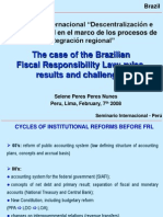 The Case of The Brazilian Fiscal Responsibility Law: Rules, Results and Challenges