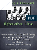 Dominant O-Line Chalkboard