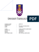 Experiment 2 CHM 420