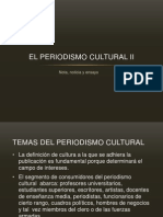 Periodismo Cultural II 