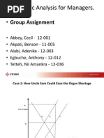 Economic Analysis Case Studies Group Assignment