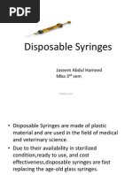 MSME Disposable Syringes