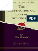 The Constitution and Laws of Afghanistan (1900)